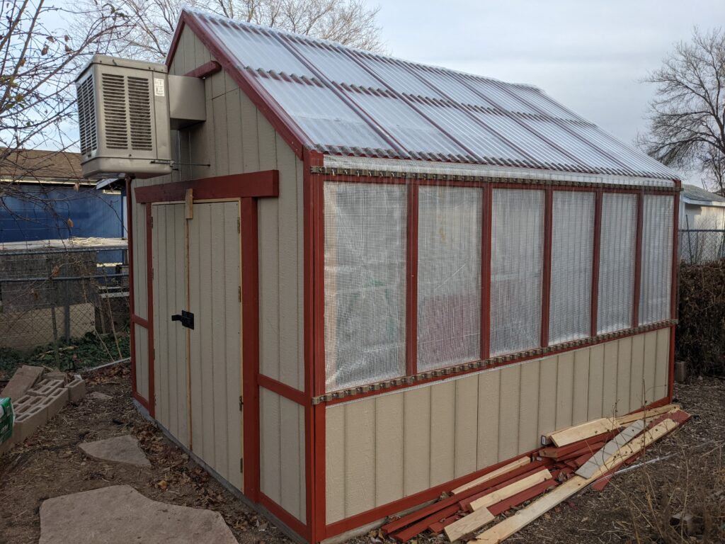 Hardening Greenhouse for seedlings. Phase 2 Foodscape Plan. 