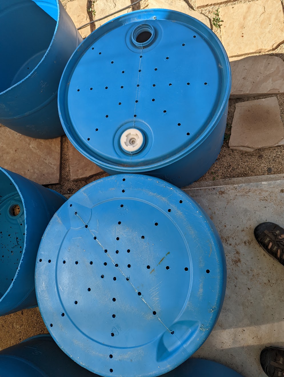 Blue Barrels Drainage pattern