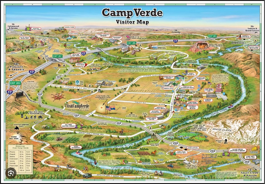 Camp Verde Arizona Yavapai County Foodscape Agricultural Community